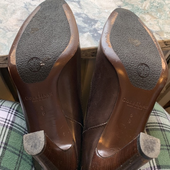 Cole Haan Nydia Sexy Stretch High Heel Tall Boot Brown Size: 8B - Picture 7 of 8